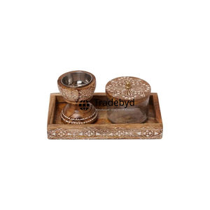artisan wooden <b>bakhoor</b> <b>burner</b> a perfect blend of tradition and modern aesthetics tradebyd - Product Image 1