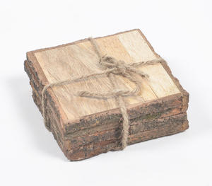 Unfinished Natural <b>Wood</b> <b>Slices</b> Wooden Circles With Tree Bark <b>Log</b> Discs for DIY Craft - Product Image 1