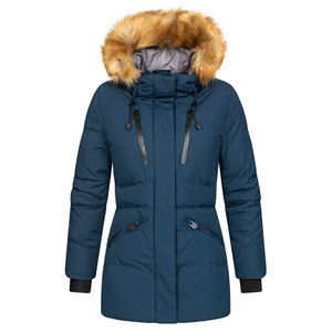 Chaqueta Parka Estándar para Mujer, Capucha Ajustable, Invierno Regular, Reversible, Cremallera, Impermeable, Cortavientos, Transpirable, Ecológica, Nailon - Product Image 2