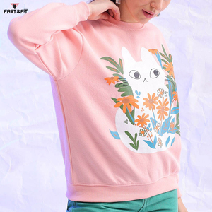 Precio razonable, peso ligero, secado rápido, 100% algodón, venta al por mayor, sudadera para mujer, sudadera Unisex personalizada para mujer - Product Image 2