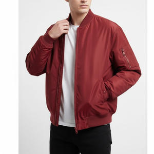 Blouson aviateur universitaire pour hommes fournisseur d'usine OEM vente en gros letterman personnalisé mode décontractée vêtements d'extérieur en cuir de laine chauds - Product Image 6