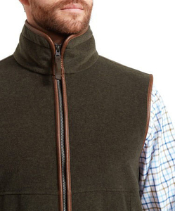 Pakistán hizo bajo MOQ hombres chaleco de lana Reversible de talla grande transpirable logotipo personalizado y tamaño sin mangas hombres chaleco de lana Gilets - Product Image 6