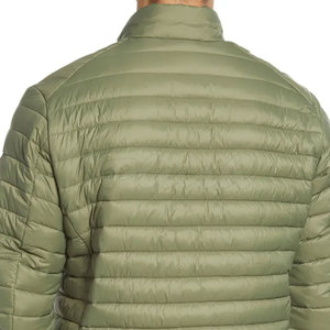 Veste matelassée en toile de polyester écologique durable avec logo personnalisé pour homme, imperméable, col montant, activités de plein air en hiver - Product Image 6