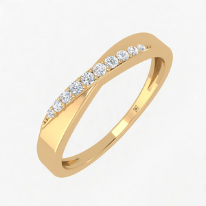 Direct Manufacturer's High Quality Rikhava <b>Wedding</b> Engagement Ring Gold with IGI Certificate Elegant Designs for Women - Product Image 1