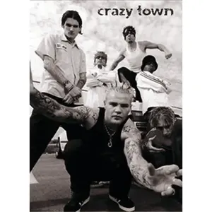 Carte postale de style moderne Crazy Town pour décoration murale - Product Image 1