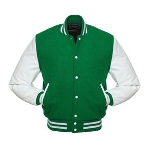 2024 chaquetas universitarias con bordado de letras personalizadas, fabricante de ropa, chaquetas de béisbol en blanco informales para hombres reales - Product Image 4