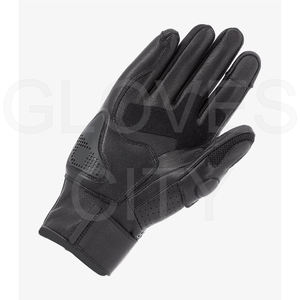 Guantes de moto negros de carreras personalizados, protección de cuero para moto de calle y deportes, guantes de Ciclismo de motor personalizados de fábrica - Product Image 2