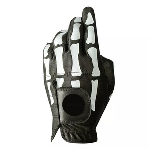 Professional Custom Printing <strong>Rubber</strong> Patch Logo Customized Color Cabretta Leather Left <strong>Hand</strong> Golf Gloves Adult