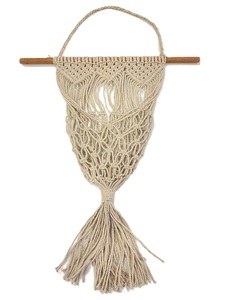 Main Crochet Coton Tentures Murales Fait à la Main en Inde pour Home Decor fabricant et fournisseur fabriqué en Inde en gros. - Product Image 2