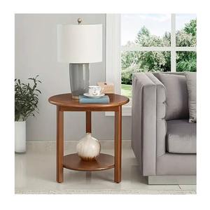 Table d'appoint en bois de qualité supérieure abordable avec pied sculpté et dessus spacieux, parfaite pour les intérieurs pratiques et élégants - Product Image 3