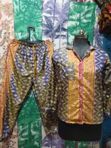 ชุดนอนผ้าไหมอินเดียสำหรับเพื่อนเจ้าสาวชุดนอนสตรีผ้าเนื้อนุ่มใส่สบายพร้อมกางเกงและเสื้อเชิ้ตสำหรับใส่ในฤดูร้อน - Product Image 3