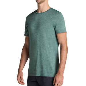 T-shirt Homme Personnalisé OEM, Manches Courtes Tendance, Grande Taille, Tricoté, Couleur Unie, Sérigraphié, Respirant, 100% Coton - Product Image 2