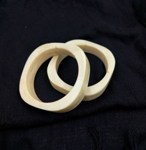 Pulseras y Brazaletes de Boda Estilo Punk Hechos a Mano con Hueso Natural Ecológico para Mujer - Product Image 5