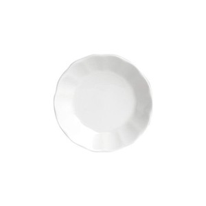 Juego de 6 Platos de Té de Porcelana de Diseño Minimalista Blanco para Hoteles - Product Image 1