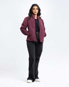 2025 venta al por mayor personalizado ajustable cordón con capucha manga larga Puffer Bomber Chaquetas Mujer chaqueta con capucha Stand Collar comodidad - Product Image 3