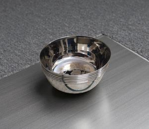 Bol de table moderne en acier inoxydable poli, écologique et raffiné, pour cafés et restaurants, idéal pour les réceptions familiales, prix de gros - Product Image 3