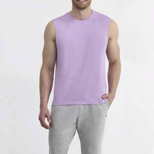 2025 hommes décontracté débardeurs 220g coton Gym Fitness chemises respirant tricoté sport débardeur sans manches pour hommes - Product Image 6