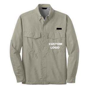 Camiseta Casual de Cuello Polo con Serigrafía, de Secado Rápido, Manga Larga, Cortavientos, Ligera, con Protección Solar, 100% Poliéster, Ideal para Pesca - Product Image 2