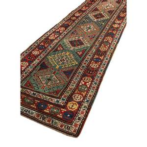 Aalam Ivory Hand Knotted Wool Rugs Geometric Pattern for Home Use-Paem-97 by Jaipur Rugs US - Product Image 2