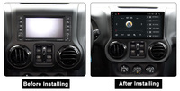 NaviFly - Sistema de Audio para Automóvil con Pantalla Táctil QLED Android 13, Car Play de 10 Pulgadas para Jeep Wrangler 2011-2014 2016 con Radio AUTO
