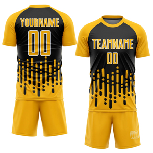 2025 diseños personalizados y logotipo de alta calidad para entrenamiento de fútbol femenino y masculino 100% poliéster nuevo uniforme completo de fútbol - Product Image 4
