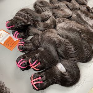 Precio al por mayor de alta calidad de la Virgen vietnamita Remy trama del pelo Natural negro del cuerpo ondulado paquetes cutícula extensiones de cabello humano - Product Image 4