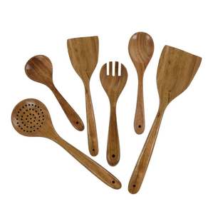 Utensilios de cocina de madera de alta calidad, elegantes, para cocinar arroz, herramientas para servir, para restaurante, hogar, utensilios de mesa, hechos en India - Product Image 6