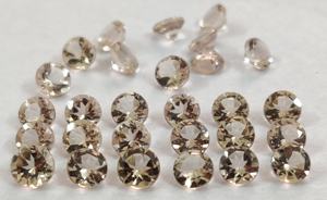 Morganita Natural de Color Melocotón Redonda 10mm Facetada Calidad Superior-Morganita Suelta Calidad Superior - Product Image 5