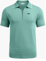 Kemeja Pria 100% Katun Langsung dari Pabrik, Kancing Depan, Rajutan Formal, Lengan Pendek, Regular Fit, Polos, ODM, Anti Kusut, Logo Custom
