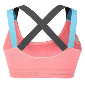 Ensemble de survêtement pour femmes avec logo personnalisé, 3 pièces, pour la salle de sport, le fitness, le yoga, motif uni, leggings taille haute, haut court à manches longues, soutien-gorge de sport - Product Image 3