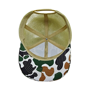 7 panneaux Snapback chapeaux Ri 168 chapeau personnalisé brodé Logo motif camouflage Flash bord camionneur maille Style pour la pêche en plein air chasse - Product Image 5