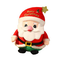 Vente en gros de décorations de Noël de haute qualité, jouets en peluche, Père Noël, rennes, animaux en peluche, poupées en peluche personnalisées pour Noël