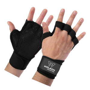 Hot Selling Silicone Gym Fitness Gloves Customizable Workout Gear Logo <b>WeightLifting</b> Essentials Unisex Outdoor Non-Slip - Product Image 1