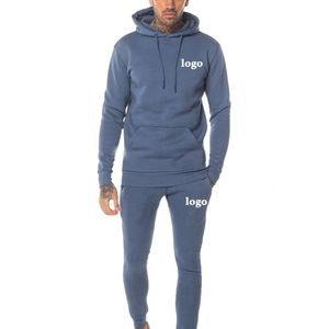 Survêtements pour hommes en coton 100% de qualité supérieure, à capuche, pour l'extérieur, couleur unie, sur mesure, confortables, pour adultes - Product Image 4