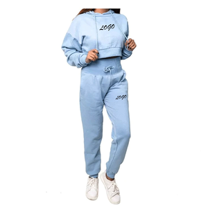 Fabricant pakistanais de survêtements d'hiver pour femmes, 100% coton, couleur unie, unisexe, ensemble long 2 pièces, léger, produit tendance - Product Image 6