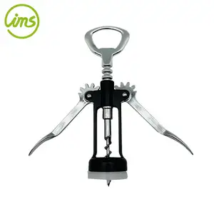 Sản xuất tại Việt Nam 2 trong 1 dây sprial rượu vang mở chai cánh corkscrew