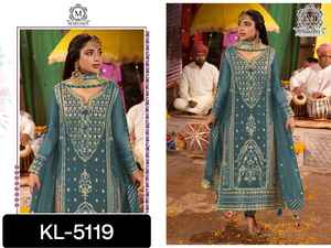 Latest <b>Women</b> Ethnic Wear Dresses New Arrival Georgette Party Wear Panjabi Patiyala Suit with Border Work Dupatta Set for <b>Women</b> - Product Image 3