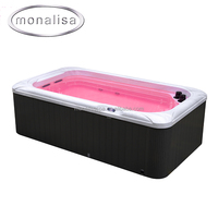 Récipient Compact en Acrylique de 4 Mètres de Piscine Unique Sans Fin Spa de Natation Piscine Extérieure Intérieure