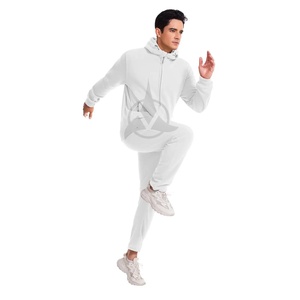 2025 nuevo diseño bordado 100% algodón sudaderas con capucha personalizadas pantalones acampanados Joggers apilados conjuntos Unisex chándales apilados - Product Image 1