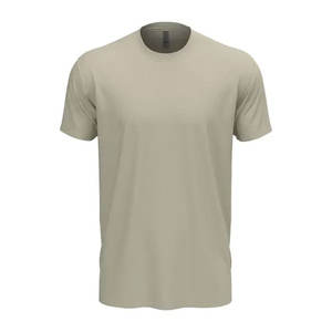 เสื้อยืดแขนสามส่วนผ้าคอตตอนโพลีเมอร์ระบายอย่างเรียบๆระบายอากาศได้ดี - Product Image 4