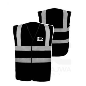 Gilet de sécurité multi-poches personnalisable avec matériau réfléchissant haute visibilité Polyester Polyester Logo personnalisable - Product Image 2