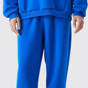 Pantalon de survêtement streetwear OEM HSI 2026 pour homme, coupe large et droite, style vintage, en coton mélangé délavé, épais et ample - Product Image 3