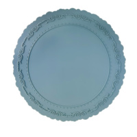 Sous-verres antidérapants en silicone rond de haute qualité protecteur de table soucoupe de décoration de table écologique et durable