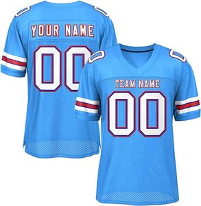 Vente chaude Blanc Football Américain Uniforme Qualité Personnalisé 100% Polyester Meilleur Nouveau Design Respirant Football Porter - Product Image 4