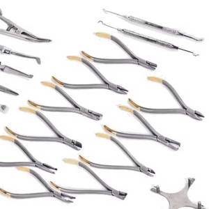Juego de Herramientas Dentales de Ortodoncia de 18 Piezas, Alicates Tc, Acero Inoxidable de Grado Quirúrgico, Autoclavable, Kit Profesional para Dentistas - Product Image 2
