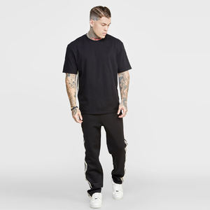 เสื้อยืดสีดำแขนสั้นสำหรับผู้ชาย,กางเกงขายาวกางเกงวอร์มขายาวราคาส่ง - Product Image 6