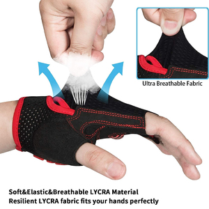 Gants de protection des mains en silicone respirants au design personnalisé pour l'haltérophilie Cross Fit Gym Fitness Powerlifting Training Pullup - Product Image 3
