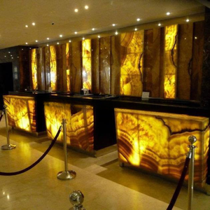 ขายส่งเคาน์เตอร์ครัวห้องน้ำหินออนิกซ์คุณภาพพรีเมียม เคาน์เตอร์ออนิกซ์ออกแบบตามสั่ง ราคาดีที่สุดจากโรงงาน - Product Image 3