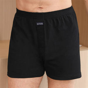 Classico motivo a quadri <span class=keywords><strong>100</strong></span> in <span class=keywords><strong>cotone</strong></span> tessuto comodo e traspirante morbido per la casa pantaloncini per dormire sotto con indosso Boxer da <span class=keywords><strong>uomo</strong></span> - Product Image 4