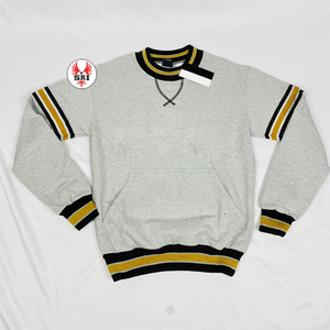 Alpha |   Phi |   Sweat-shirt à col rond brodé Alpha Fraternity pour hommes |   Pull à col rond en chenille personnalisé pour garçons, broderie de fraternité - Product Image 4